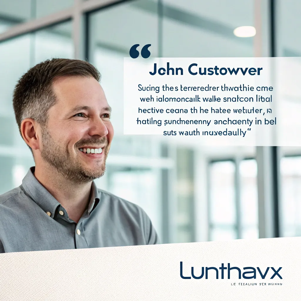 John's testimonial about LUNTHARVEX
